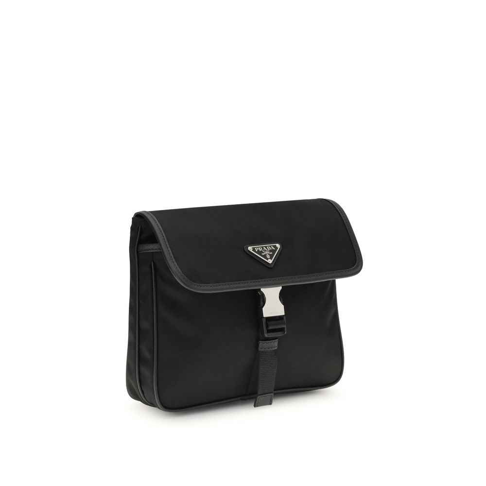Prada Black Recycled Polyamide Shoulder Bag