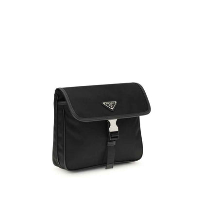 Prada Black Recycled Polyamide Shoulder Bag