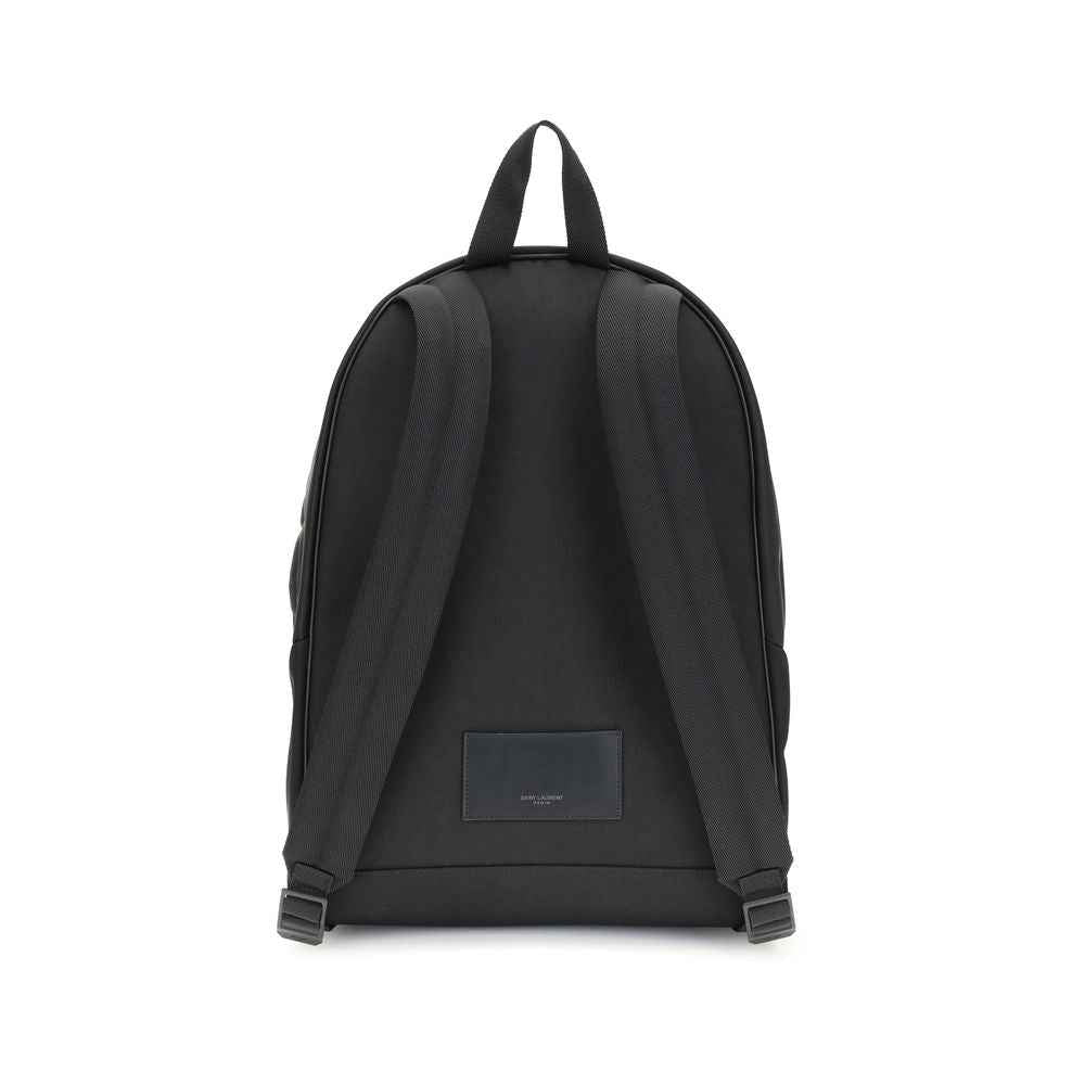 Saint Laurent Black Recycled Polyamide Backpack