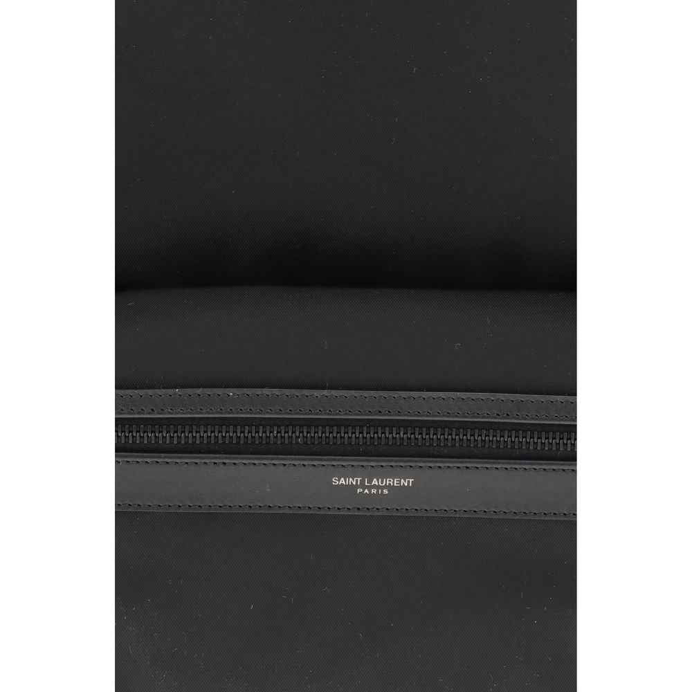 Saint Laurent Black Recycled Polyamide Backpack