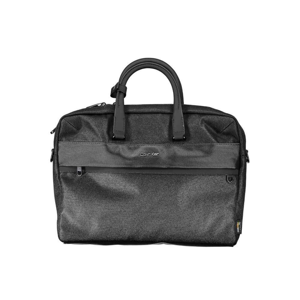 Calvin Klein Nero Polyester Men's Briefcase