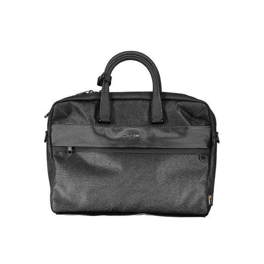 Calvin Klein Nero Polyester Men's Briefcase