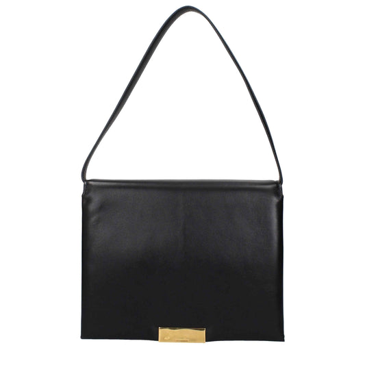 Jil Sander Black Leather Shoulder Bag