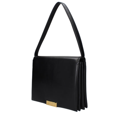 Jil Sander Black Leather Shoulder Bag by Jil Sander