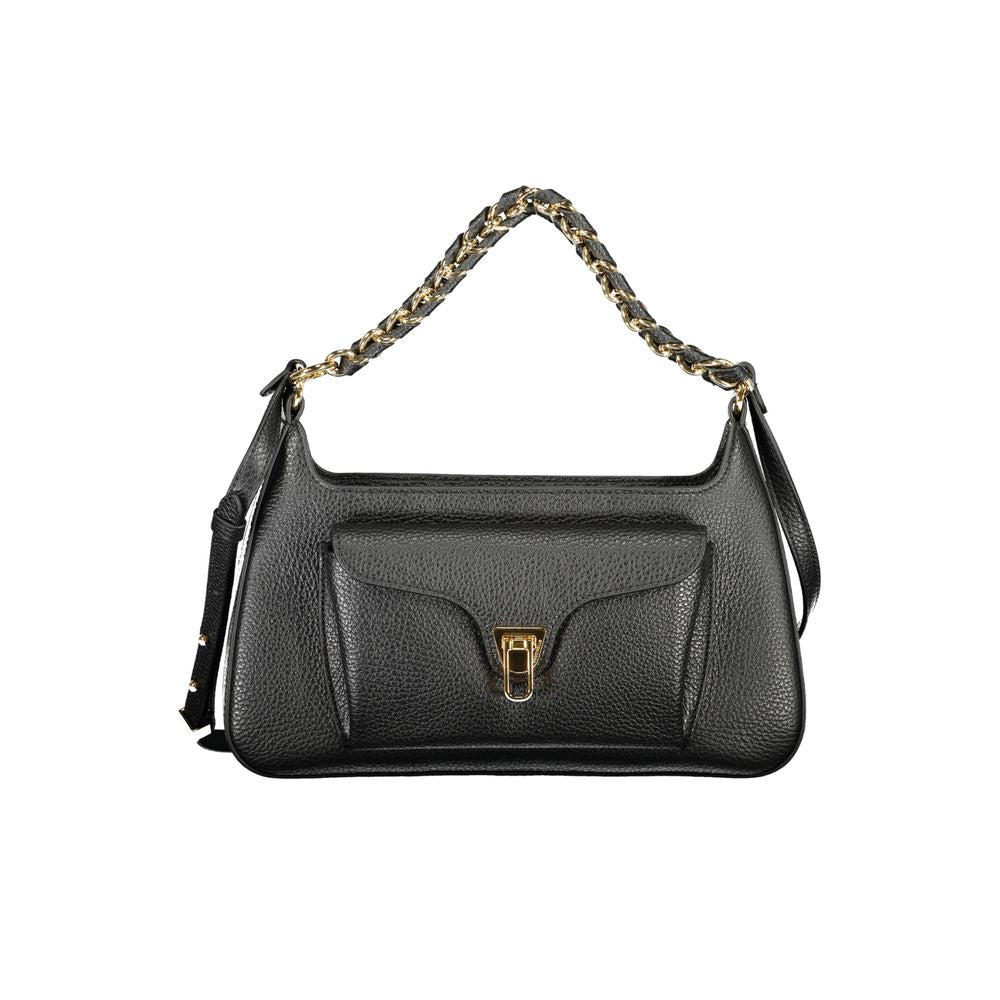 Coccinelle Black Beat Generation Leather Handbag - XT & Co