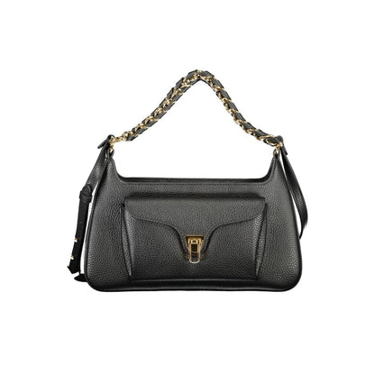 Coccinelle Black Beat Generation Leather Handbag - XT & Co