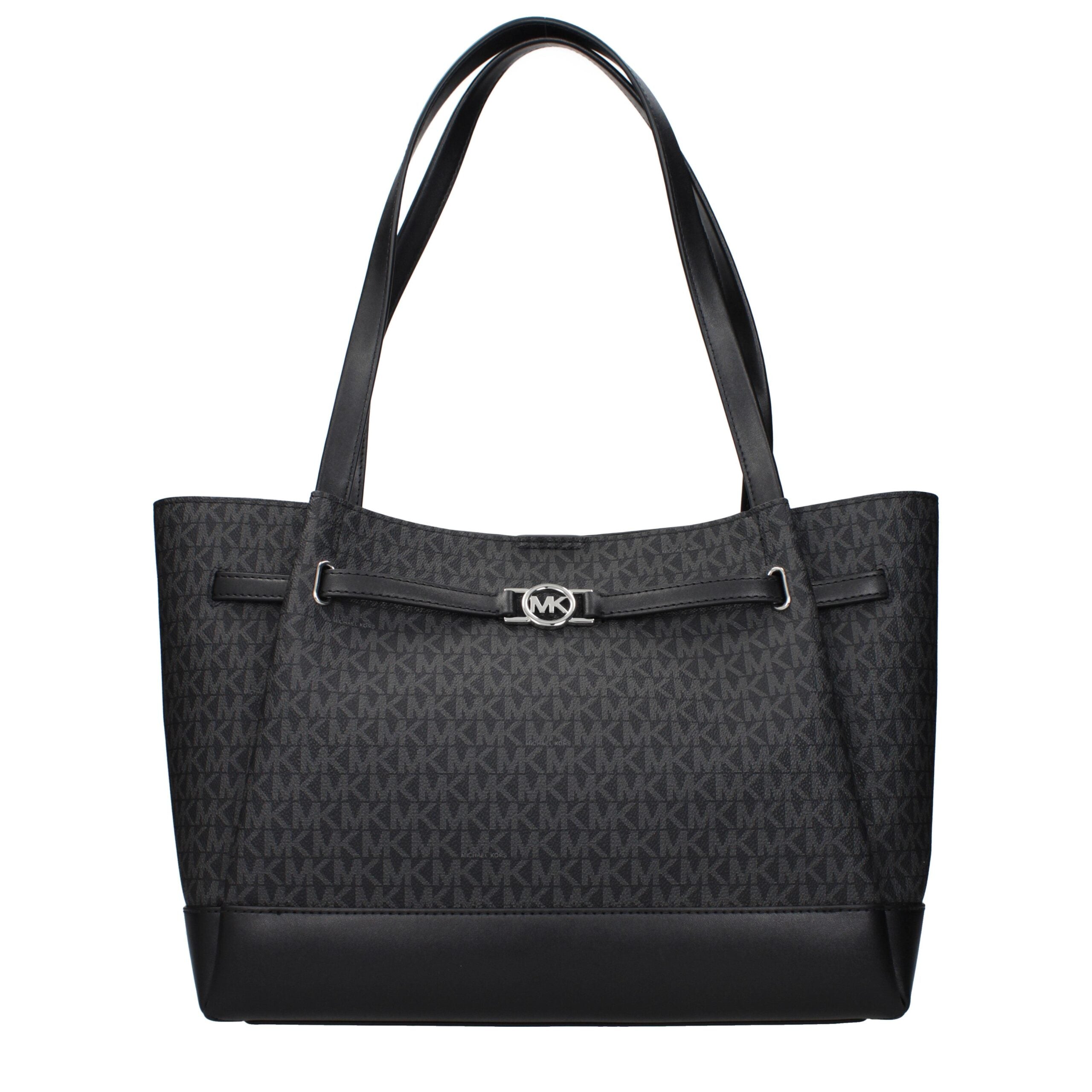 Michael Kors Black Reed Tote Bag
