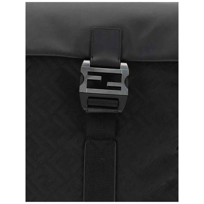 Fendi Black Nylon Shoulder Bag