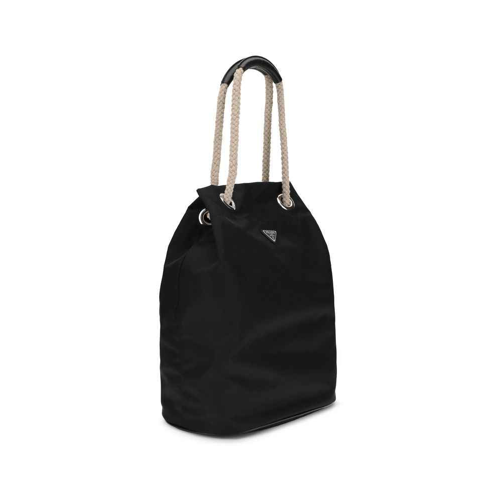 Prada Black Recycled Polyamide Shoulder Bag