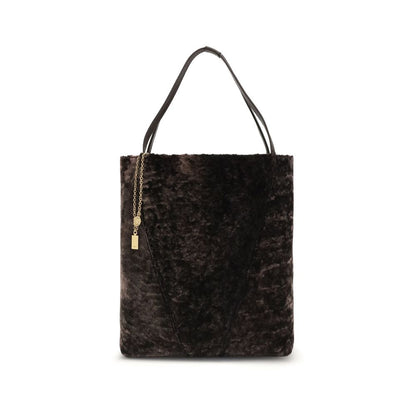 Chloé Brown Shearling Fur Shoulder Bag - XT & Co