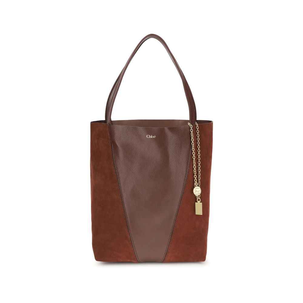 Chloé Brown Spin Shoulder Bag - XT & Co
