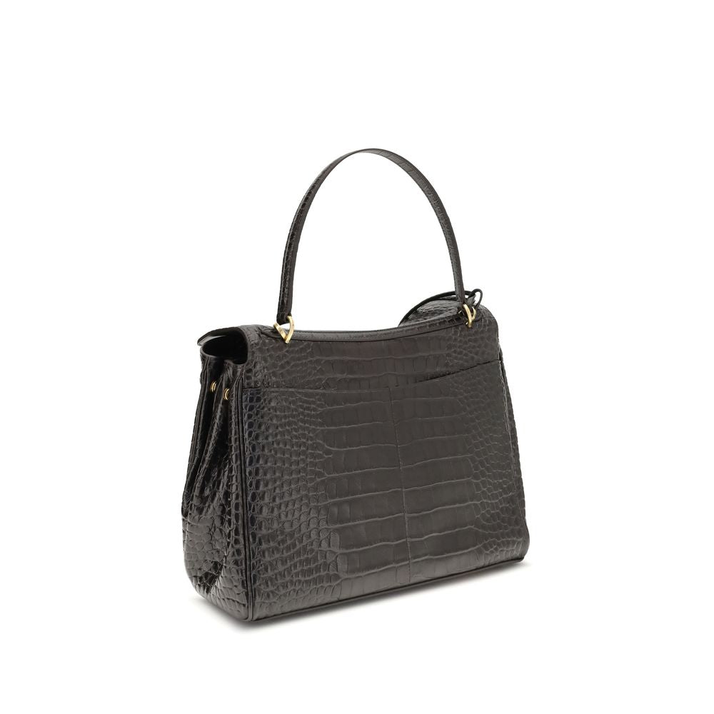 Balenciaga Rodeo Calf Leather Handbag Brown - XT & Co