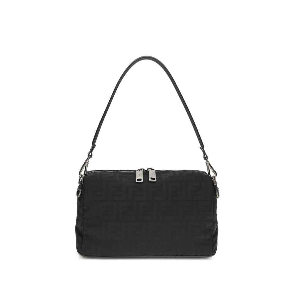Fendi Black Nylon Shoulder Bag
