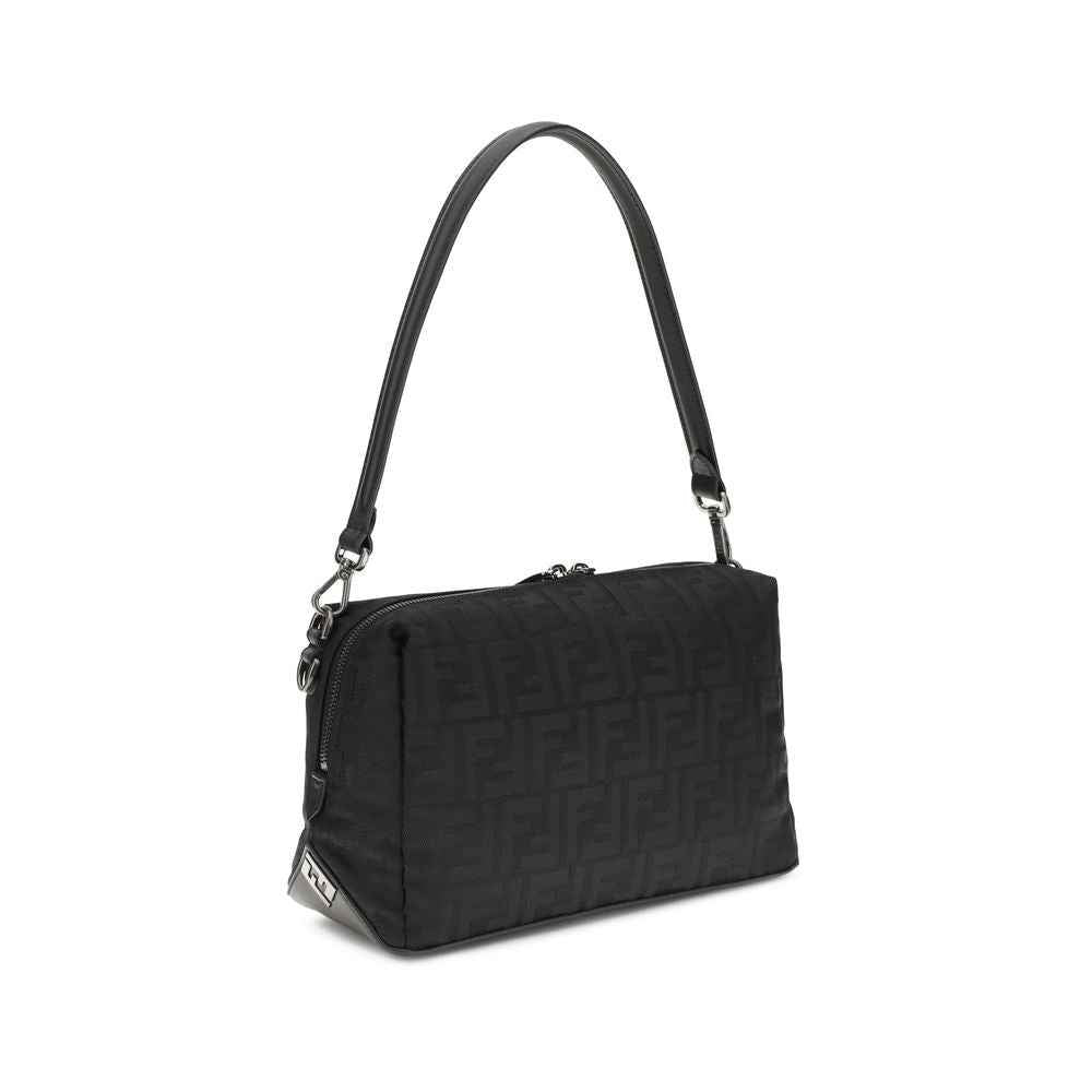 Fendi Black Nylon Shoulder Bag