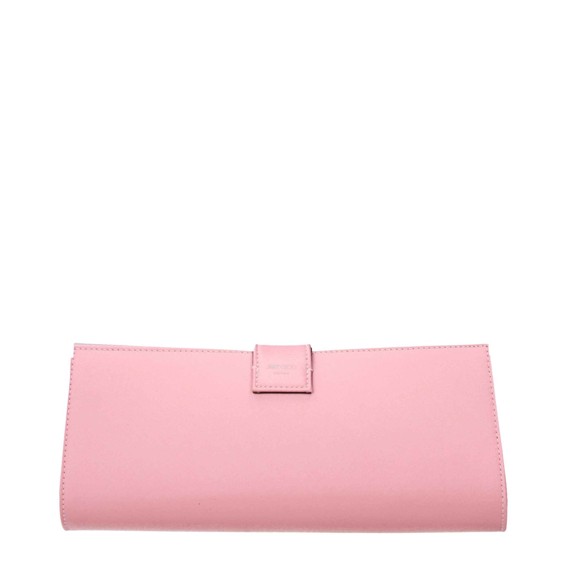 Jimmy Choo Pink Satin Evening Clutch Bag - XT & Co