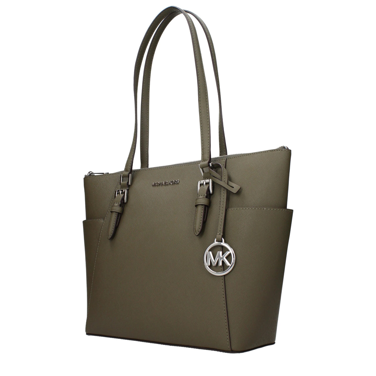 Michael Kors Green Charlotte Tote Bag