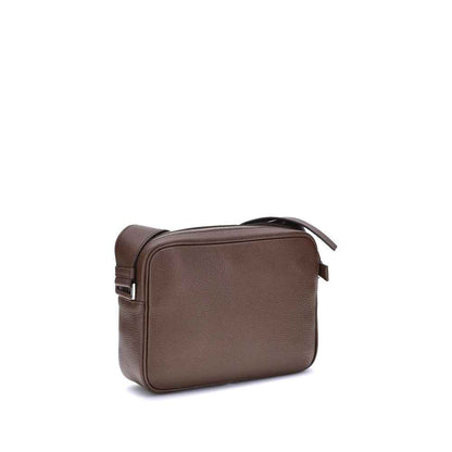 Prada Brown Calf Leather Bos Taurus Shoulder Bag
