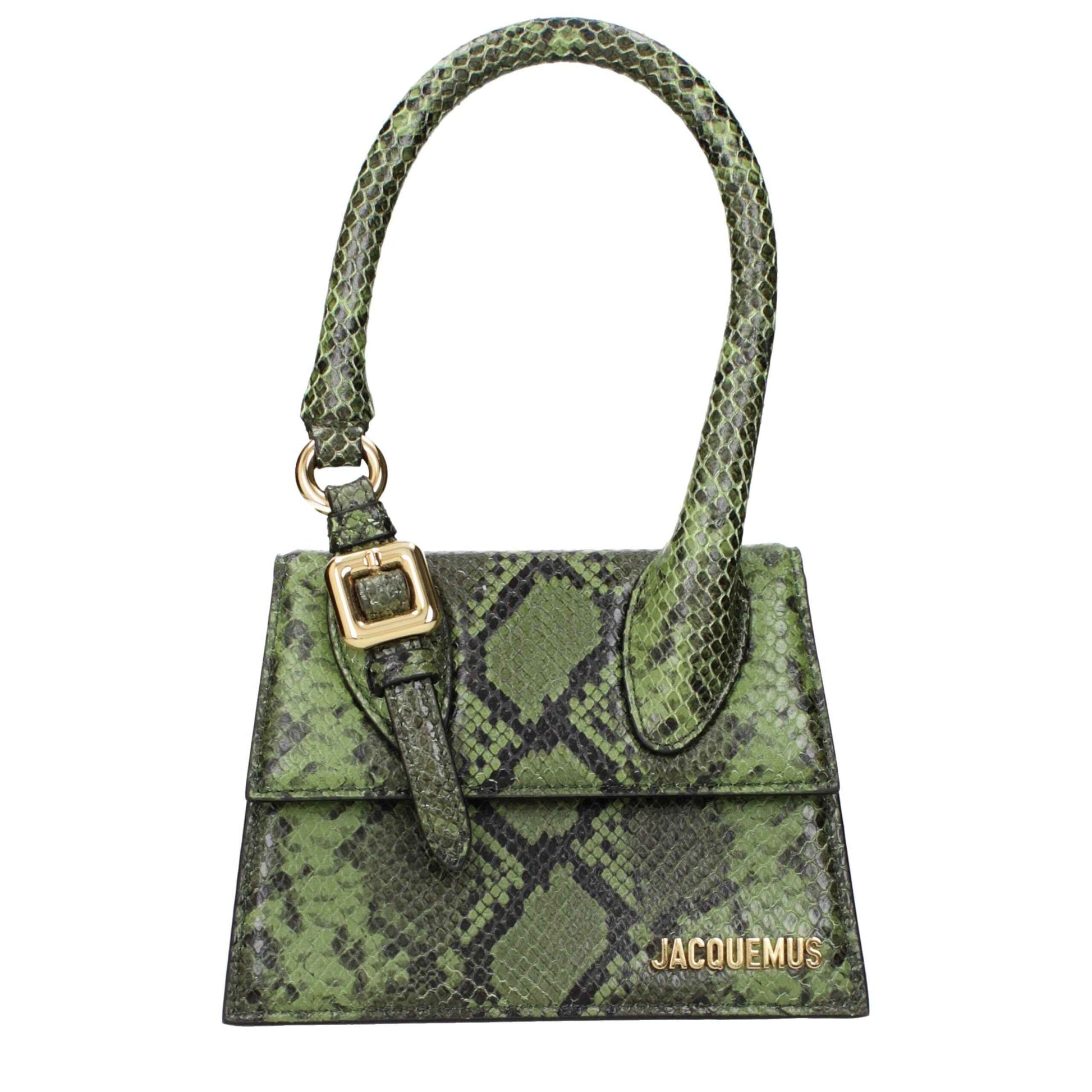 Jacquemus Emerald Calfskin Leather Handbag - XT & Co