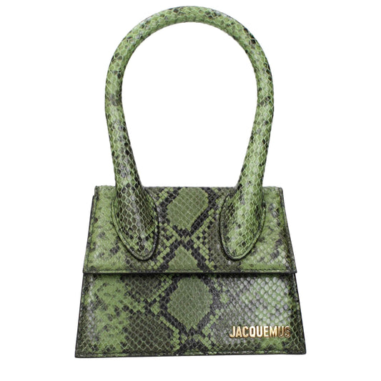 Jacquemus Green Leather Shoulder Bag Deluxe Edition - XT & Co