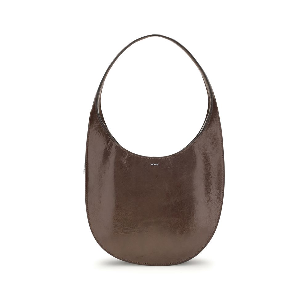 Coperni Brown Leather Sculpted Oval ShoulderBag - XT & Co