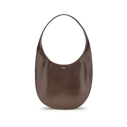Coperni Brown Leather Sculpted Oval ShoulderBag - XT & Co