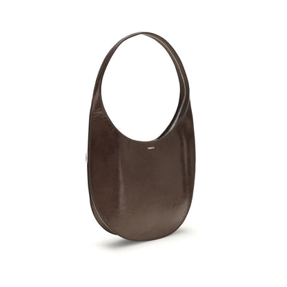 Coperni Brown Leather Sculpted Oval ShoulderBag - XT & Co