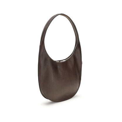 Coperni Brown Leather Sculpted Oval ShoulderBag - XT & Co