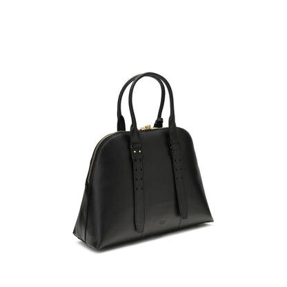 PINKO Black Calf Leather Shoulder Bag - XT & Co