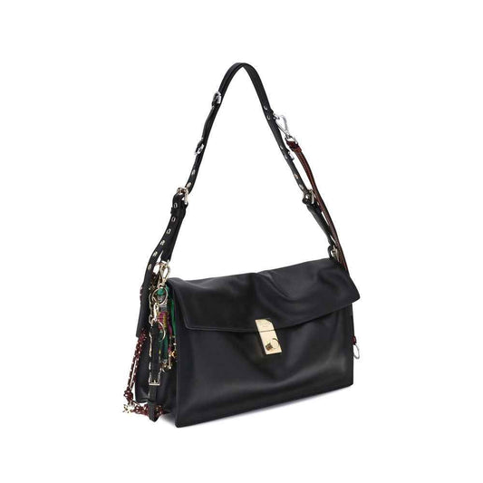 Prada Black Bos Taurus Shoulder Bag - XT & Co