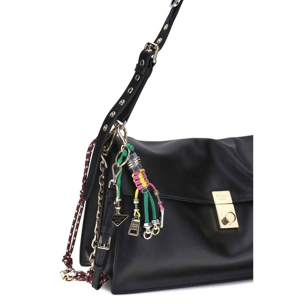 Prada Black Bos Taurus Shoulder Bag - XT & Co