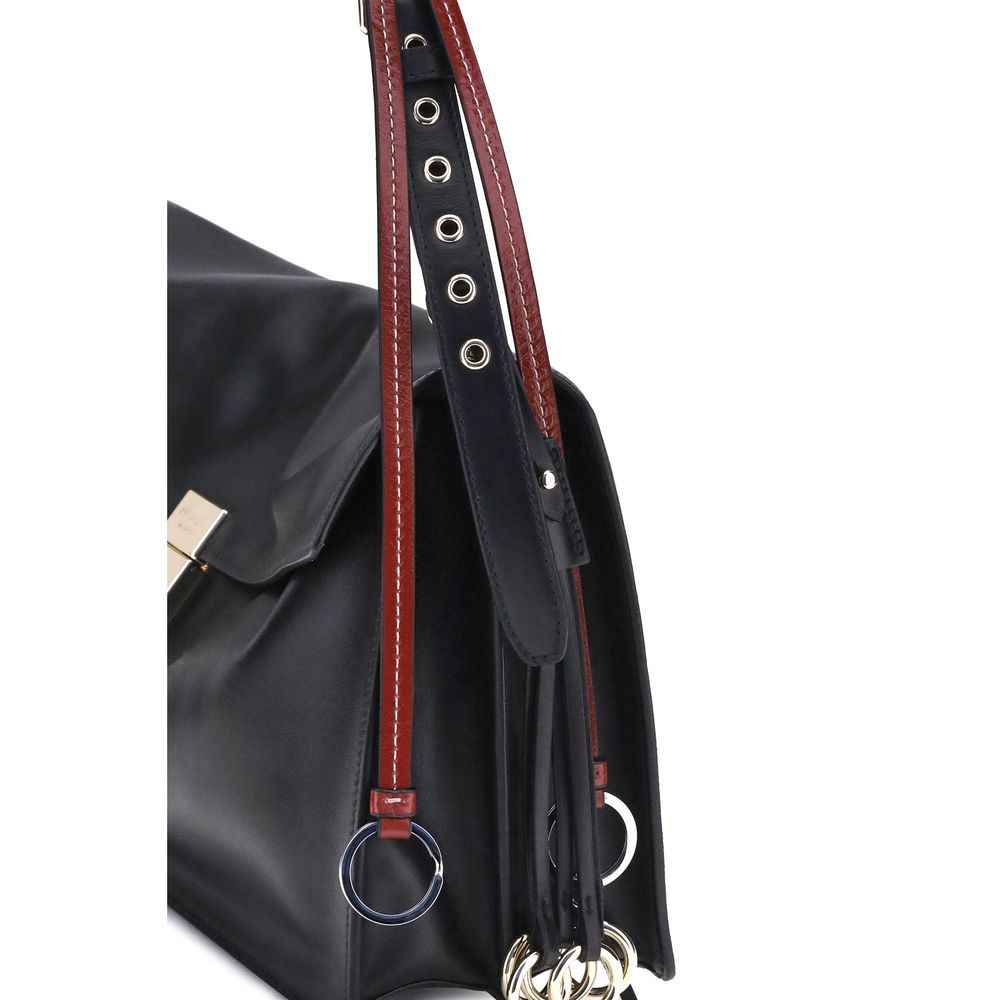 Prada Black Bos Taurus Shoulder Bag - XT & Co