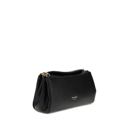 Prada Black Lamb Ovis Aries Aries Shoulder Bag - XT & Co