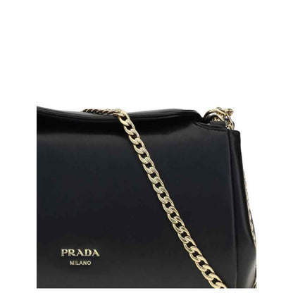 Prada Black Lamb Ovis Aries Aries Shoulder Bag - XT & Co