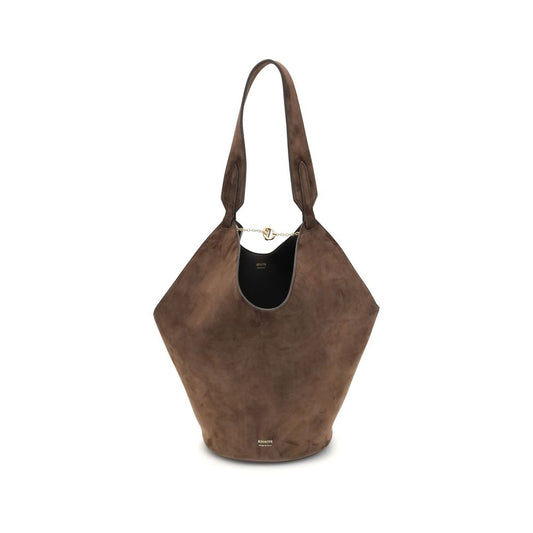 Khaite Brown Calf Leather Shoulder Bag - XT & Co