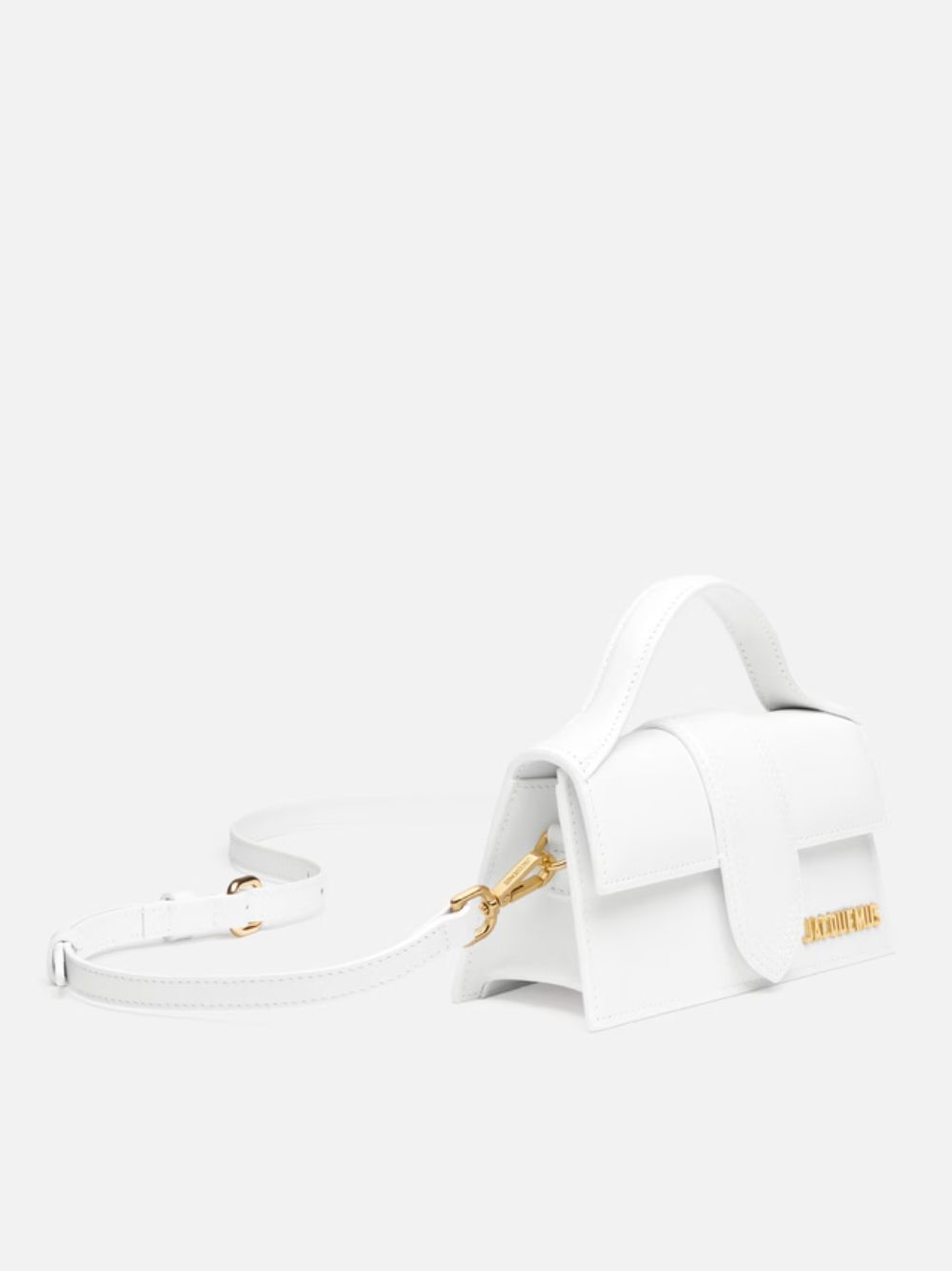 Jacquemus White Le Bambino Calfskin Leather Handbag - XT & Co