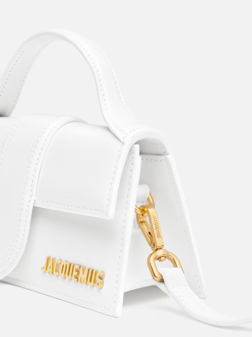 Jacquemus White Le Bambino Calfskin Leather Handbag - XT & Co