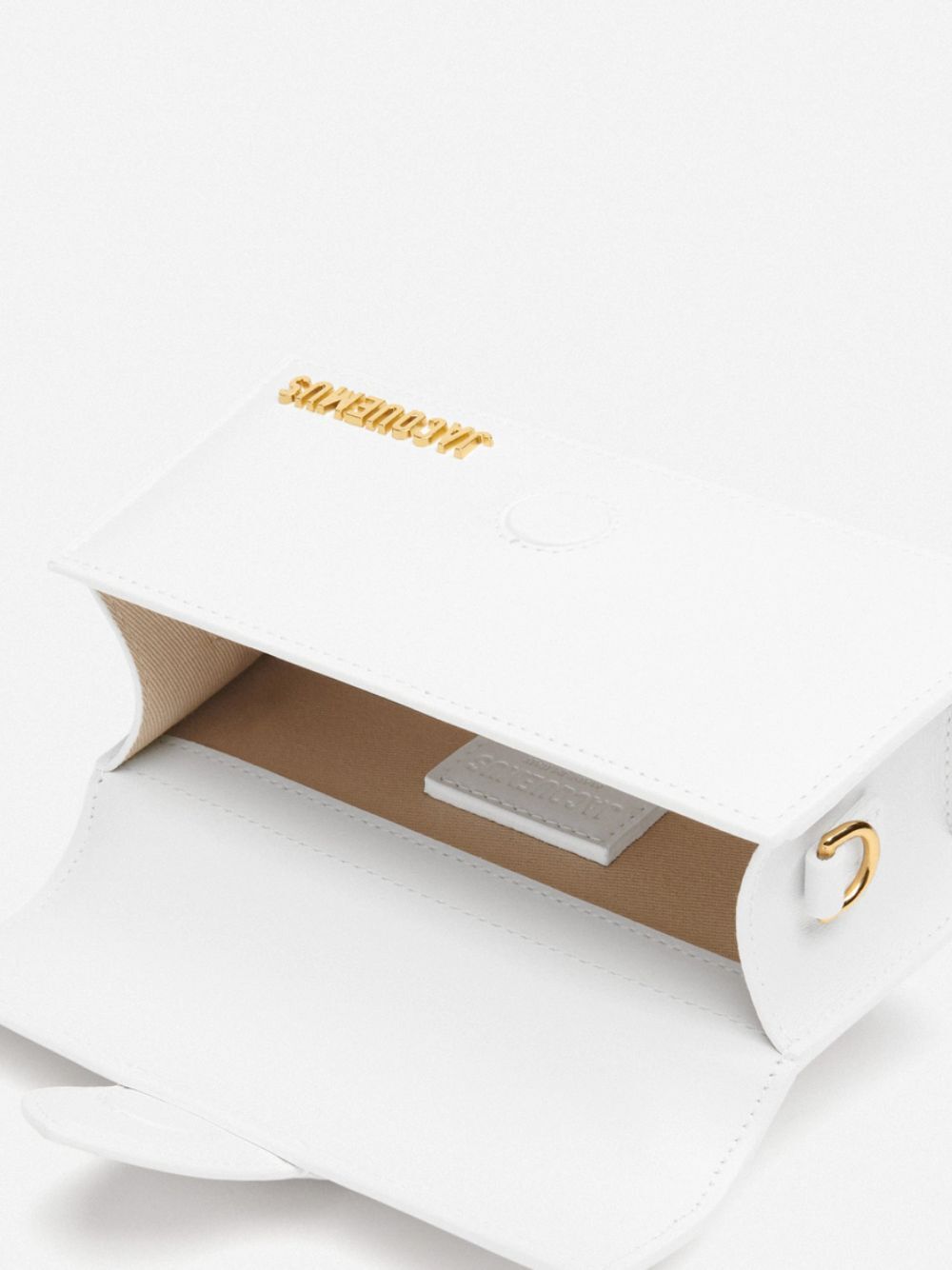 Jacquemus White Le Bambino Calfskin Leather Handbag - XT & Co