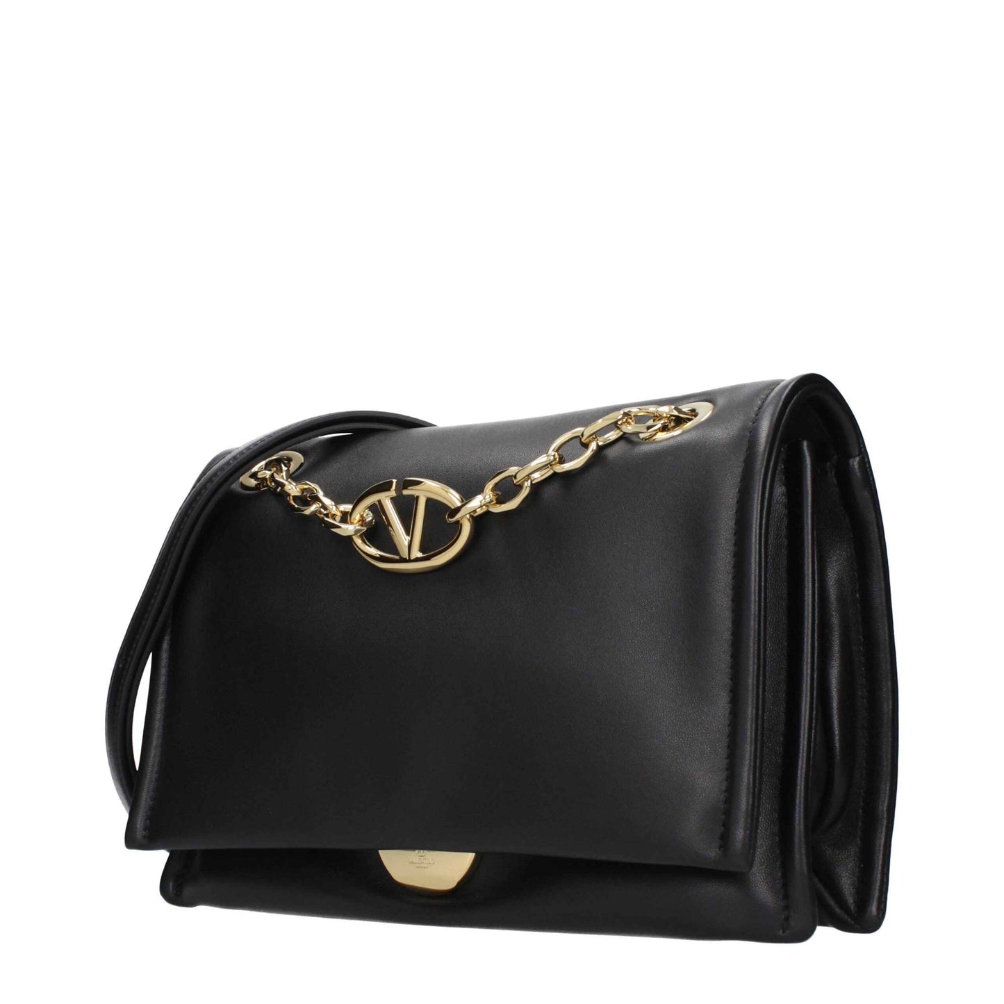 Valentino Garavani Black Leather Crossbody Bag - XT & Co