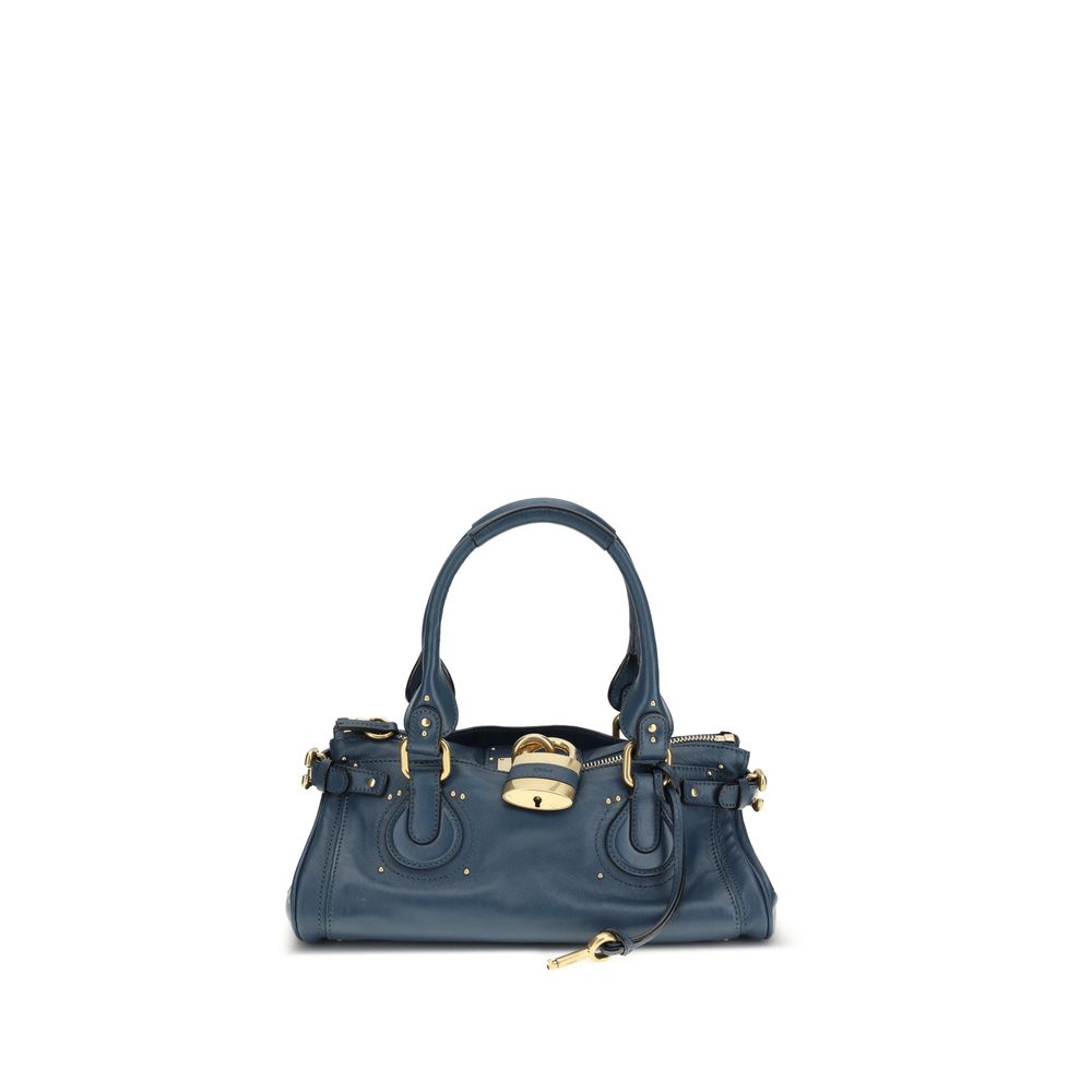 Chloé Blue Buffalo Leather Shoulder Bag - XT & Co