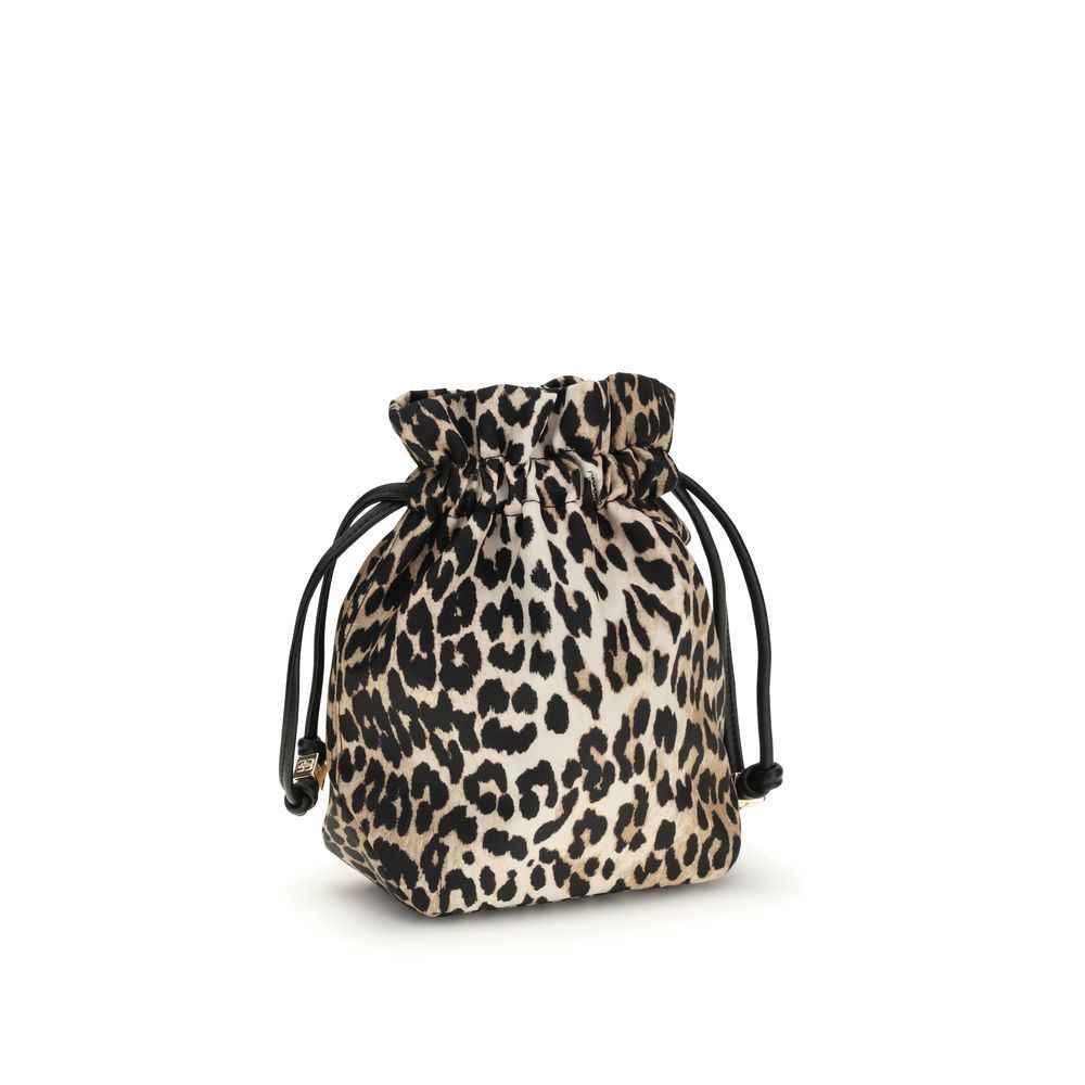 Ganni Multicolor Recycled Polyester Backet Bag by Ganni