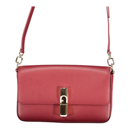 Furla Iride Handbag Red Leather