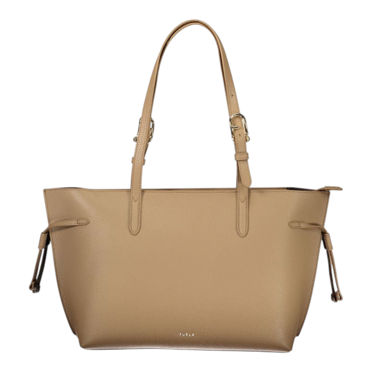 Furla Ava Tote Bag Brown Leather