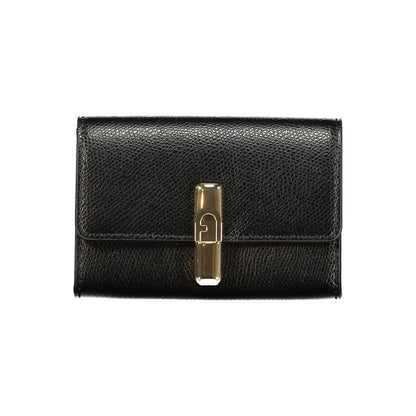 Furla Black Calfskin Leather Wallet - XT & Co