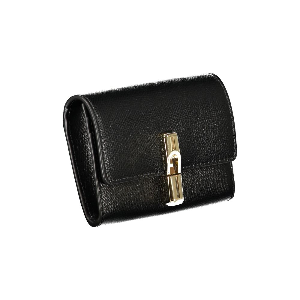 Furla Black Calfskin Leather Wallet - XT & Co