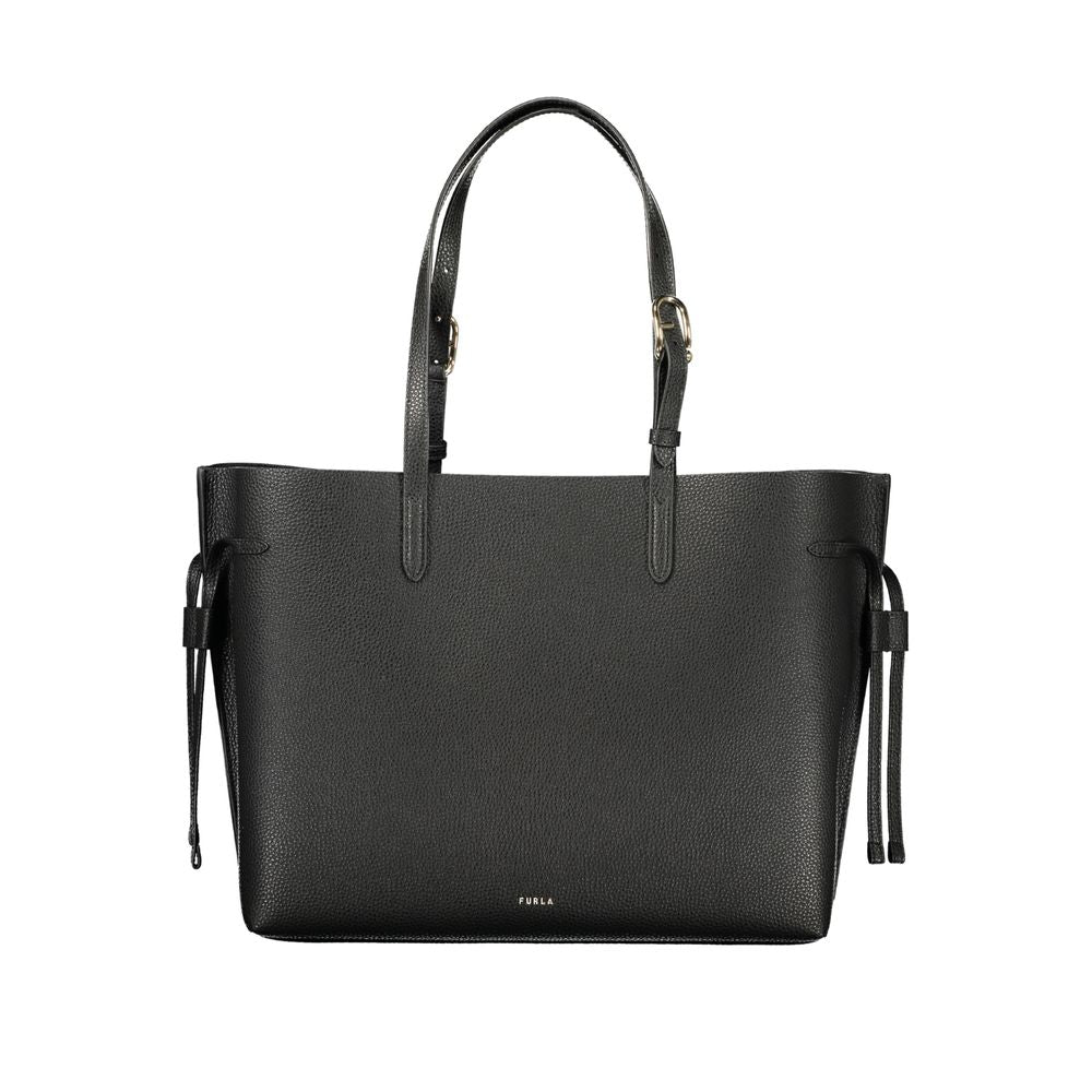 Furla Black Leather Shoulder Bag - XT & Co