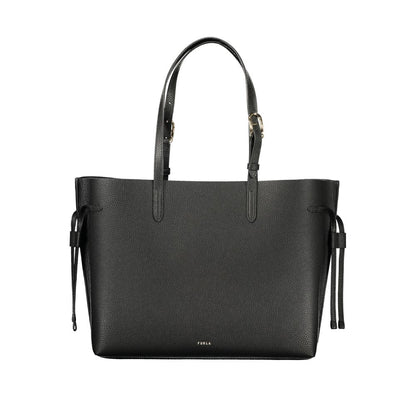 Furla Black Leather Shoulder Bag - XT & Co