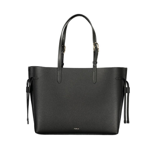 Furla Black Leather Shoulder Bag - XT & Co