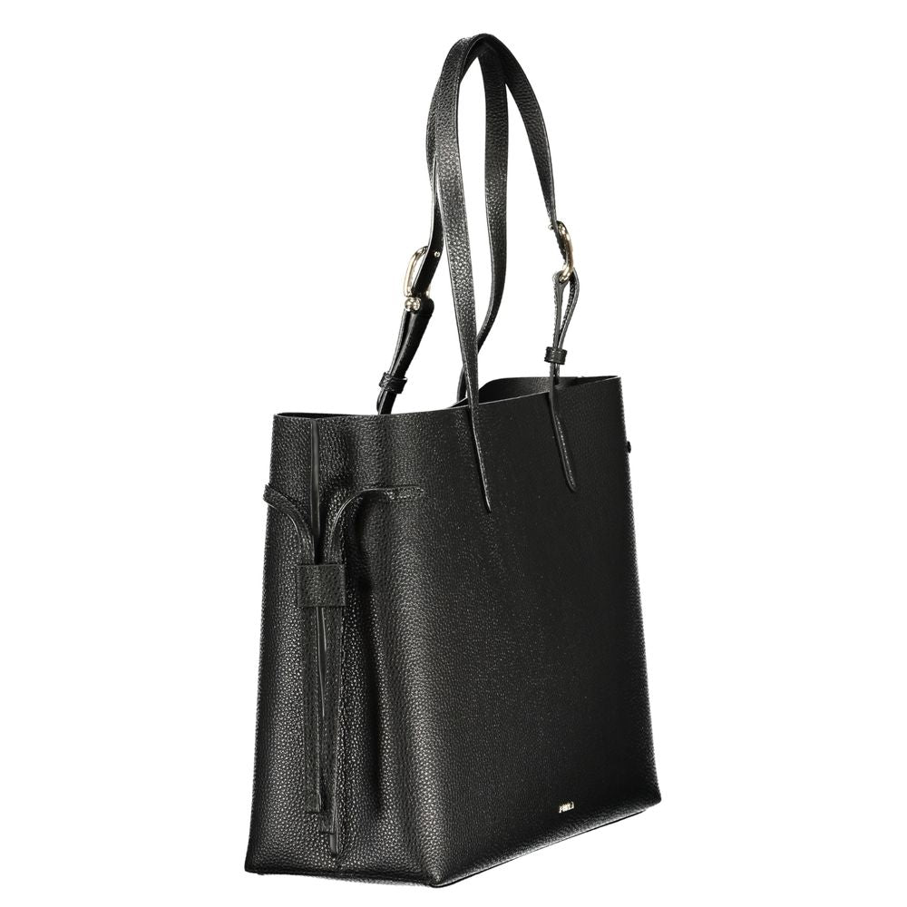 Furla Black Leather Shoulder Bag - XT & Co