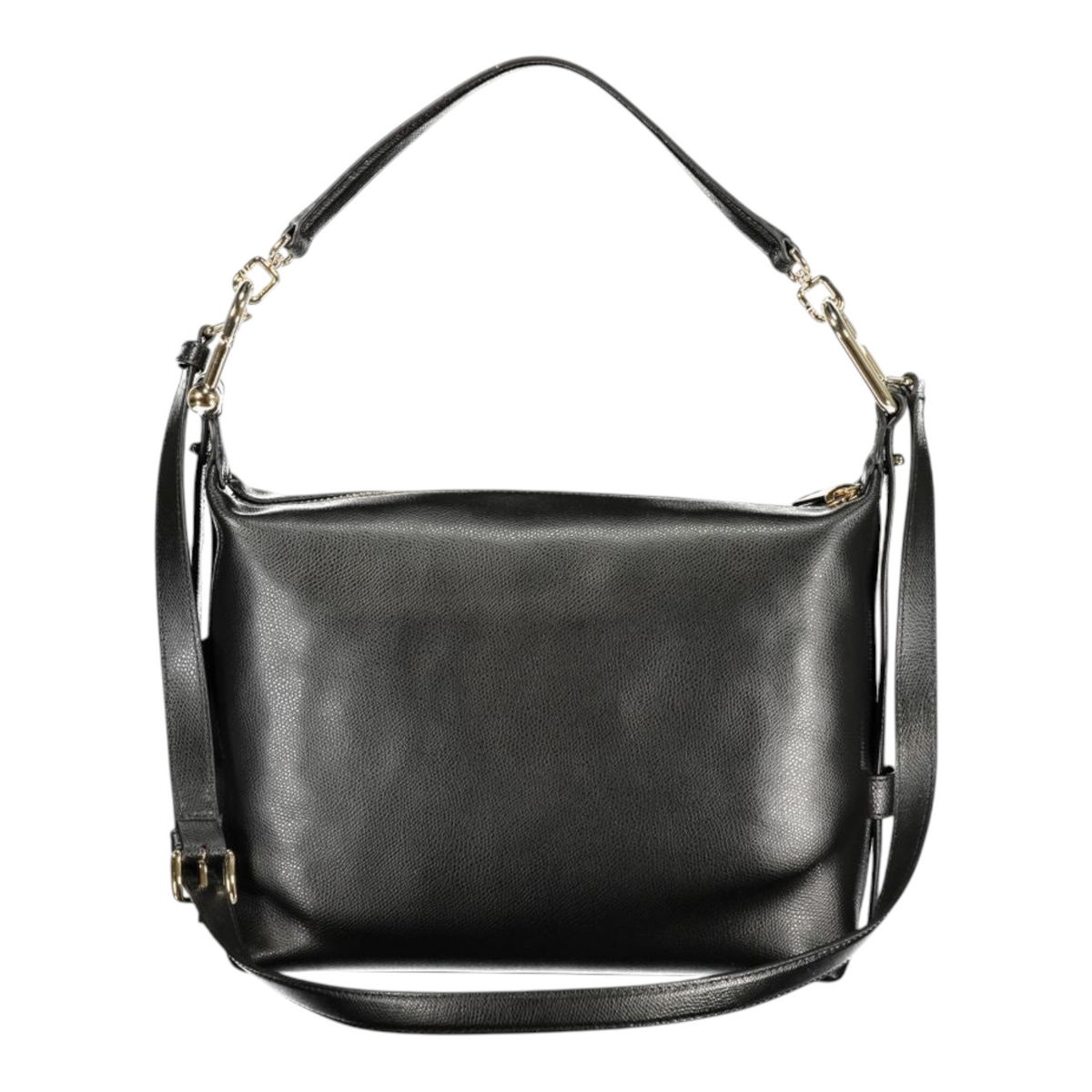 Bolso de mano Furla B TONIE en piel negra con asa extraíble y correa ajustable, disponible en XT & Co