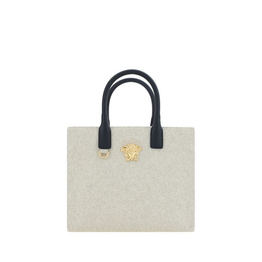 Versace Beige Cotton Shoulder Bag - XT & Co